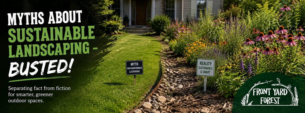 Myths About Sustainable Landscaping – Busted! - Front Yard Forest sustainable landscaping blog